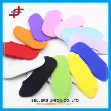 new arrival kid's pure color muti-color bulk invisible socks